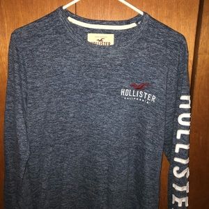 Hollister blue shirt